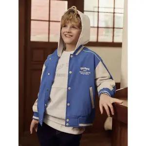 [블랙야크키즈](대구신세계)레트로무드와 트렌디한 감성이 조합된 바시티 봄자켓 [프렌즈바시티자켓1]