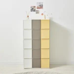 씨밀렉스  양말 다용도 서랍장 래폴드 모듈형 가구 5단 200 L