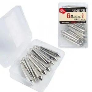 [골드스마일]프리리그 다운샷 낚시용 봉돌 스틱 싱커 추