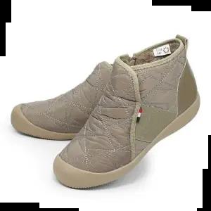 스웨이드첼시부츠 겨울 보온 퀄팅 여성 신발 따뜻 방한 한파 데일리