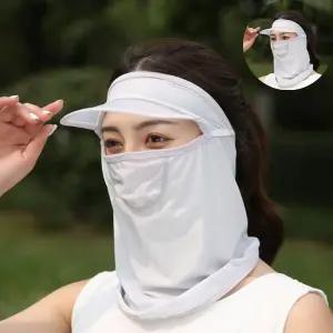 넥토시 여름 골프 햇빛 보호 멀티 스카프 썬캡 넥워머 일체형