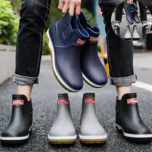 레인부츠 3컬러 남자장화 첼시 작업화 캠핑 아웃도어