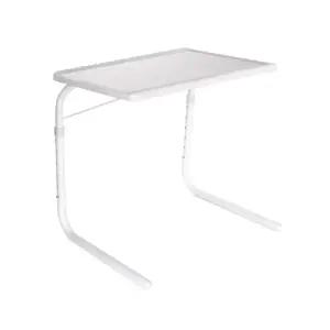 이동식 간이 테이블 1인가구 스탠드 사이드 침대 소파 독서대 베드트레이 높이 각도조절