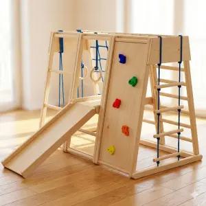 원목 정글짐 실내 가정용 키즈카페 등반 스윙