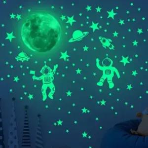 ksr 우주선 야광 스티커 인테리어 형광 천장 스티커 포인트스티커 인테리어스티커
