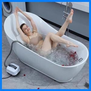 새로운 전기 욕조 버블 마사지 매트 방수 미끄럼 방지 바디 스파 홈 전신 마사지 욕조 버블 머신 스파