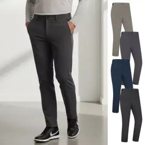 남성 봄 가을 히든 밴딩 골프 일자핏 바지 고신축성 김영주 스포츠 스판 팬츠 5050