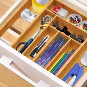 (색상 단일상품)싱크대 서랍 수저통 정리 보관함 케이스 꽂이 트레이