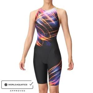 아레나 여자 선수용 5부 반전신 수영복 Z260244 경기용