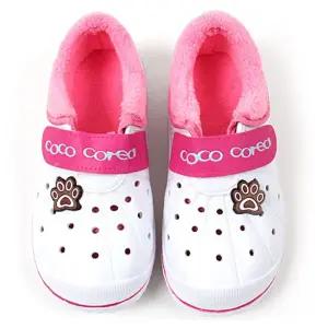 호호코리아 코코 겨울 반도 만능화 핑크 택1/아동 털 방한 실내화 유아동 실내 키즈 유아 어린이 어린이집