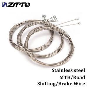ZTTO 2pcs MTB 도로 자전거 브레이크 와이어 스테인레스 스틸 속도 라인 고정 기어 이동 시프터 케이블 코