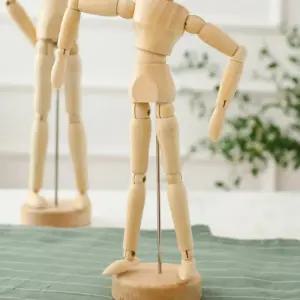 원목 구체 관절 인형 목각 미술 인테리어 인체 모형 나무 크리스마스 뎃생