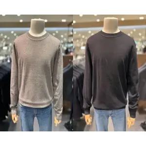 지오지아 25FW 남성 모달 메리노울 긴팔 라운드 니트 5컬러 ADF4ER1901 1142904