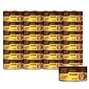 ANF 강아지간식 치킨맛 치킨순살 24개 1박스 강아지캔