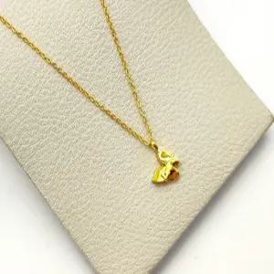 24K 순금 1돈 엘렌 목걸이(18K 연결고리 장식)