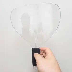 미용실 헤어 스프레이 얼굴 앞머리 가리개