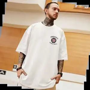 캐쥬얼반팔티 남녀공용 빅사이즈 반팔티 신축성좋은 오버핏 캐쥬얼