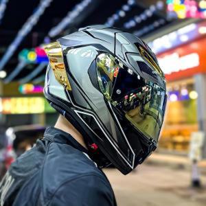 샤크팡 오토바이 헬멧 카본헬멧 가벼운 시스템헬멧 반모