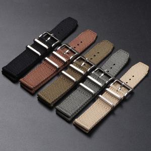 호환상품 나일론 스트랩 손목 밴드 캔버스 시계 부드럽고 편안한 스포츠 팔찌 퀵릴리즈 벨트 액세서리 20mm