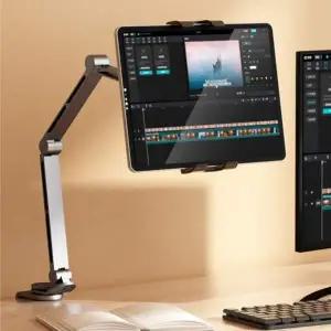 태블릿 거치대 패드 스탠드 침대 책상 스텐 고정
