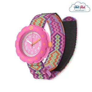 [본사] 플릭플락 유아용 시계 LOOP IN PINK FPSP072