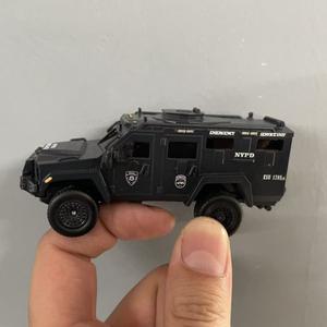 1 64 스케일 레진 모델 베어캣 G3 경찰차 장갑차 어린이 기념품 정적 시뮬레이션 자동차 장난감 선물