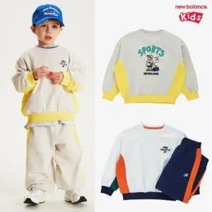 [롯데백화점]뉴발란스 Ready Set Rugby!_컬러 배색 일러스트 스 셋업 (NK9YG1305U)