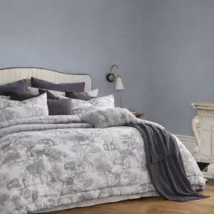 [롯데백화점]박홍근홈패션 오가닉 면 100 뜨왈 차렵이불 싱글(S) 160X210cm