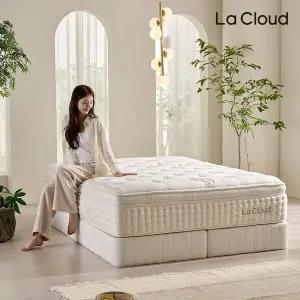 [라클라우드] 골드라벨 리누엘 호텔침대 천연라텍스 양모울패딩 유로탑 말총 매트리스 Q