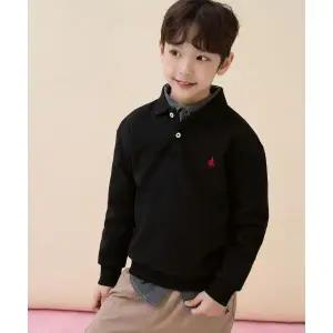 매장정품 빈폴 BEANPOLE KIDS [Essential] 요꼬 칼라 스웨트 셔츠 블랙 (BI6141UE55) BI6141UE55 582103