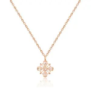 18K 골드라인 하모니 펜던트 체인 목걸이 MNN39061