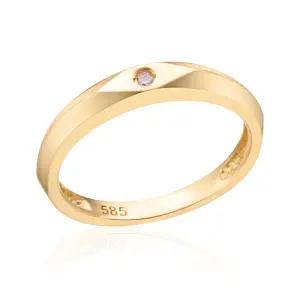 18K 모던 원큐빅 컷팅 반지 RCS2815