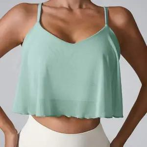 [골드스마일]bns 가벼운 레이어드 운동 상의 패션 여성 캐미솔 운동복