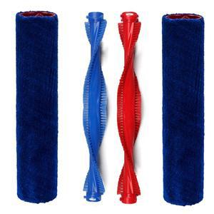 다이슨 호환 스크러버 G1 액세서리용 플록 처리된 이중 롤러 브러시 헤드