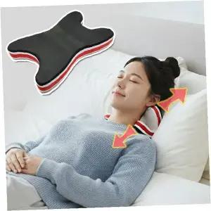 경추 견인 스트레칭 목 교정 마사지 도구 거북목 일자목 개선 두통 어깨 결림