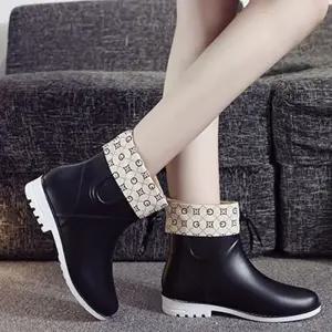 데일리 여성 사계절 기모 내피 방한 레인부츠 장화 mhg9+8XMJ