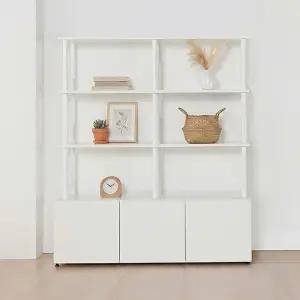 E0 아르케 시스템선반 다용도 수납 책장 1200 1단+선반 3단 DF927794