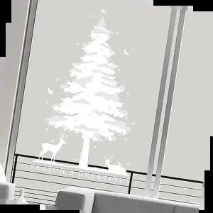 산타 디어트리 포인트스티커 크리스마스 겨울 눈꽃