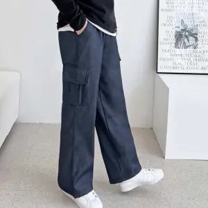 [퍼니메이커]기모안감 카고 데님팬츠 와이드 조거 투타입 청바지 남자겨울청바지 남성청바지 스트로이드진