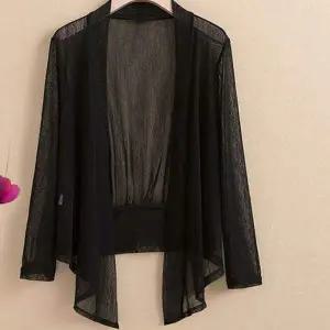 시스루 TS54ES23 긴팔 묶는 크롭 봄 여름 오픈 가디건