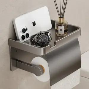 알뜰살림 무타공 커버형 휴지걸이 화장실 화장지걸이