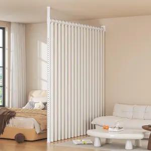 파티션 무타공 가벽커튼 병풍 세로 칸막이 행거형 가림막