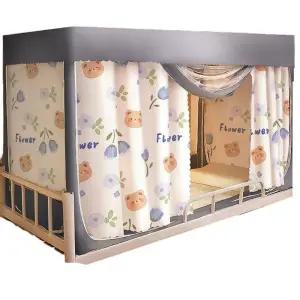 기숙사 암막 침실 방한 이층침대 난방텐트 보온