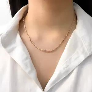 925Silver 이태리체인 레이어드 목걸이 OPMUN11932