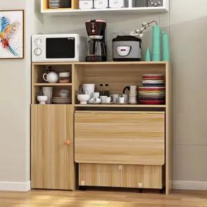 접이식식탁렌지대 주방 수납장 접이식 테이블 선반