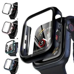 유니블링 애플워치 2/3/4/5 9H 강화유리 케이스 38 40 42 44mm