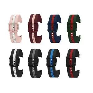 유니블링 갤럭시워치 4 5 투톤 실리콘 버클 스트랩 밴드 20mm