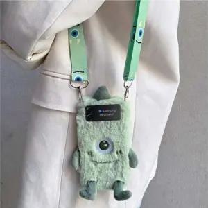 유니블링 갤럭시 z플립 z폴드 3 4 외눈몬스터 스트랩 털 케이스