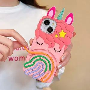 유니블링 아이폰 16 15 14 13 12 유니콘 젤리 스틱 퍼즐 케이스