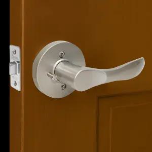 2-3 국산 레버형 도어락 851 퍼스트 방문 손잡이 침실 욕실 문고리